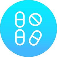 Pill Creative Icon Design vector