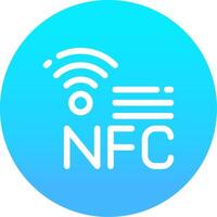 NFC Creative Icon Design vector