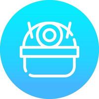Helmet Creative Icon Design vector
