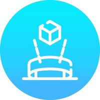 Head Up Display Creative Icon Design vector