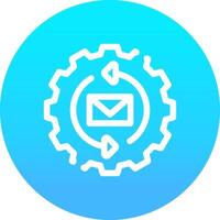 Marketing Automation Creative Icon Design vector