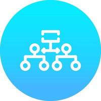 Labeled Hierarchy Creative Icon Design vector