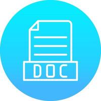 Doc Creative Icon Design vector