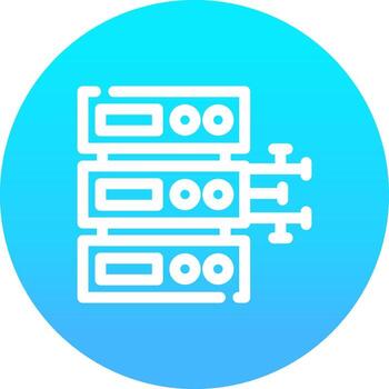 diseño de icono creativo de base de datos vector