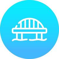 diseño de icono creativo de puente vector