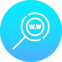 Line blue Gradient Circle Design vector
