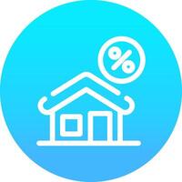 Home Mortgage Creative Icon Design vector