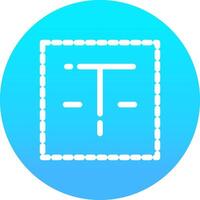 Text Box Creative Icon Design vector