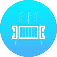 Power Transformer Creative Icon Design vector