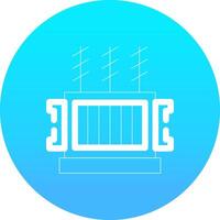 Power Transformer Creative Icon Design vector