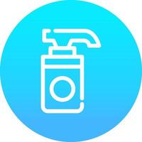 Liquid Soap Creative Icon Design vector