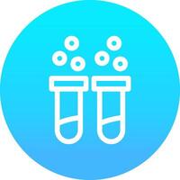 Test Tube Creative Icon Design vector