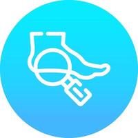 Foot Creative Icon Design vector