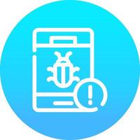 Bug Creative Icon Design vector