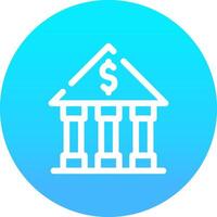 Bank Creative Icon Design vector