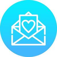 Love Letter Creative Icon Design vector