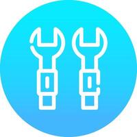 Key Mechanic Creative Icon Design vector