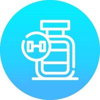 Protein Powder Creative Icon Design vector