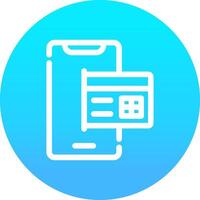 Online Payment Creative Icon Design vector