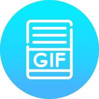 GIFs Creative Icon Design vector