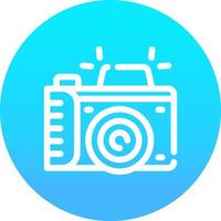 Camera Creative Icon Design vector