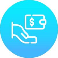 Current Account Creative Icon Design vector