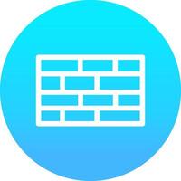 Brick Wall Creative Icon Design vector