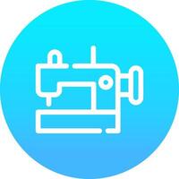 Sewing Machine Creative Icon Design vector