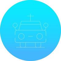 Hearse Creative Icon Design vector