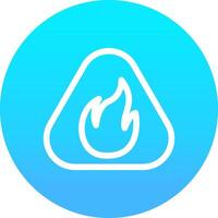 Flame Creative Icon Design vector