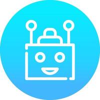 Chatbot Creative Icon Design vector