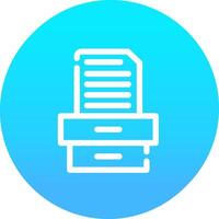 Project Inbox Creative Icon Design vector