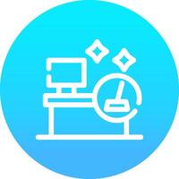 Office Cleaning Creative Icon Design vector