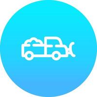 Snowplow Creative Icon Design vector