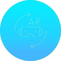 Vr Glasses Creative Icon Design vector