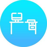 Desk Creative Icon Design vector