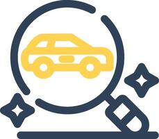 Car Finder Creative Icon Design vector