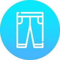 diseño de icono creativo de pantalones vector