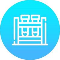 Test Tube Creative Icon Design vector