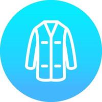 Lab Coat Creative Icon Design vector