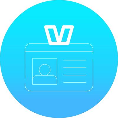 License Creative Icon Design