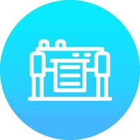 Plotter Creative Icon Design vector