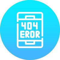 diseño de icono creativo de error vector