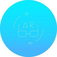 Ar Glasses Creative Icon Design vector