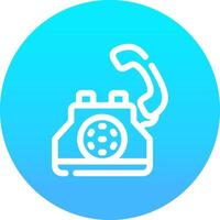 Telephone Creative Icon Design vector