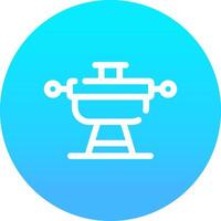 Grill Creative Icon Design vector