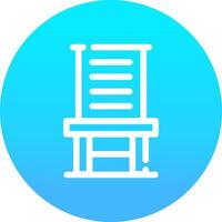 Chair Creative Icon Design vector