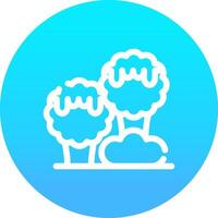 Trees Creative Icon Design vector