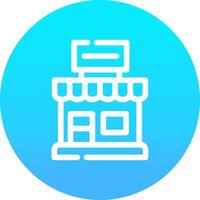 Store Creative Icon Design vector