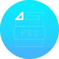 diseño de icono creativo de archivo psd vector